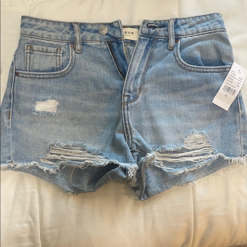 Pacsun High Rise Jeans Shorts